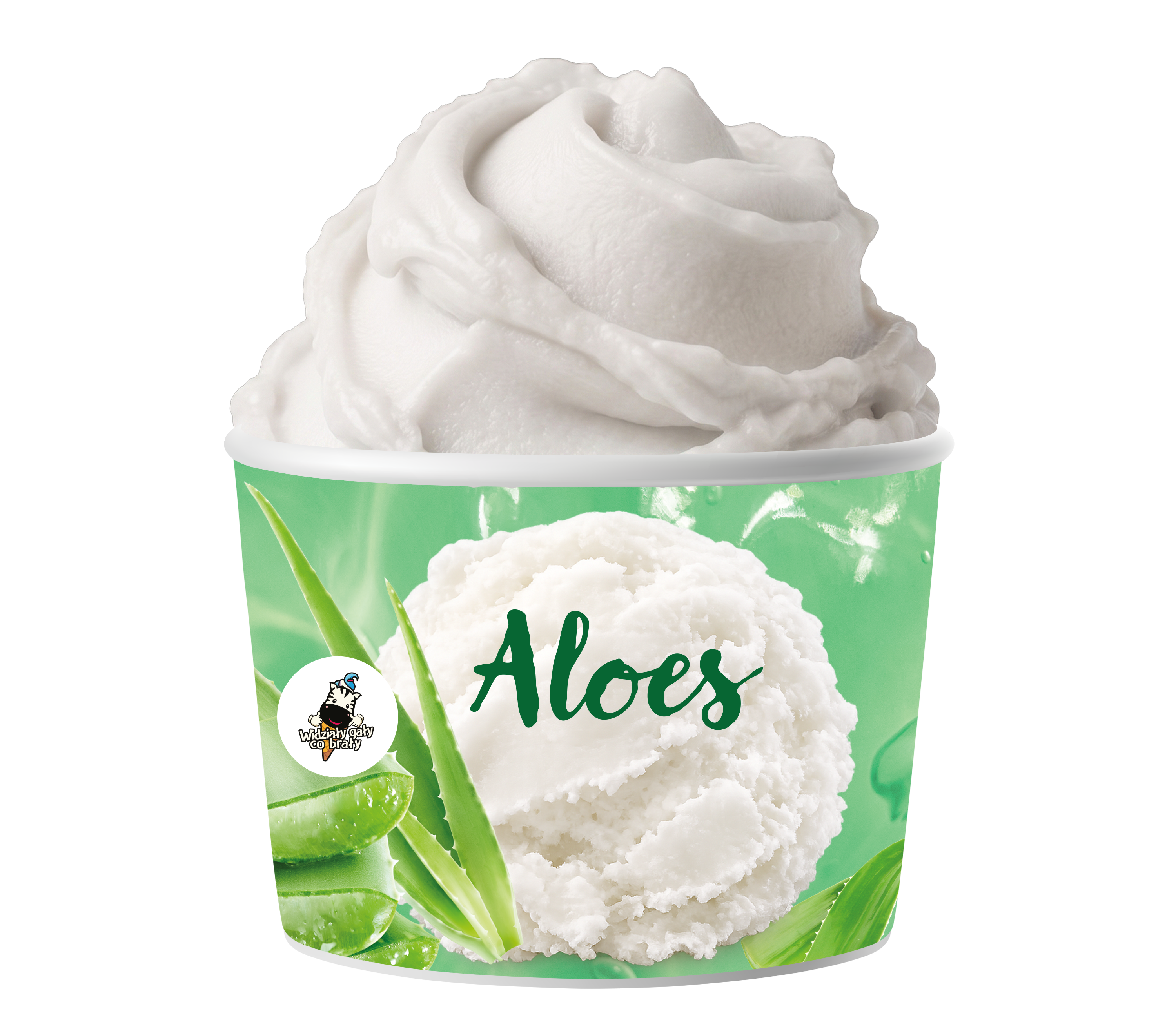 Lody Sorbet Aloes Widziały Gały Co Brały 220 ml — lody z dostawą Łomianki